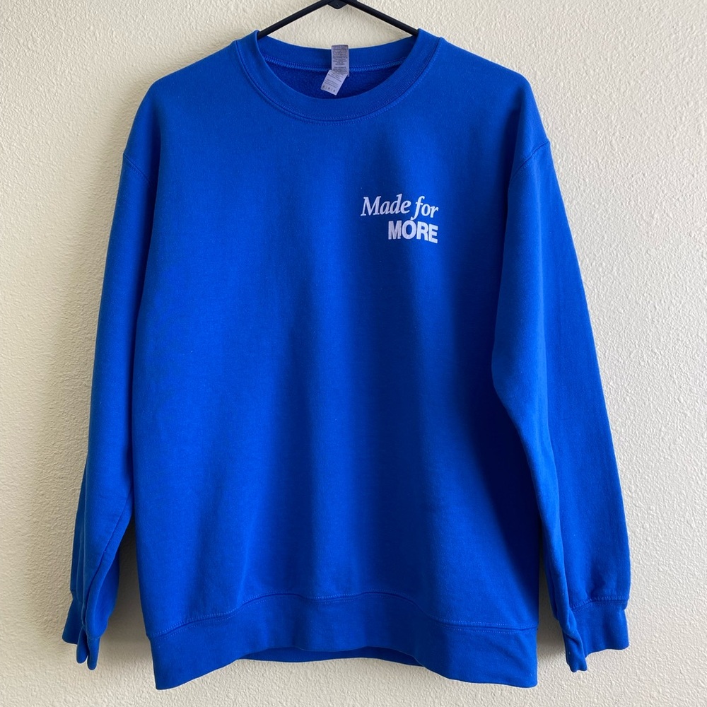 Faith-Based Royal Blue Crewneck
